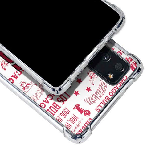 NBA Chicago Bulls Historic Blast Galaxy S20 FE Clear Case